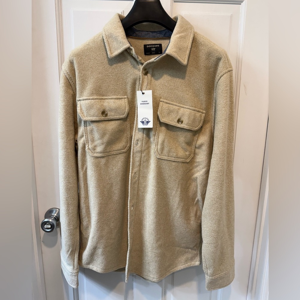 Dockers Men's Tan Shirt Jacket